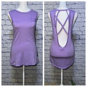 GOLD'S GYM purple tank top athletic active wear XS